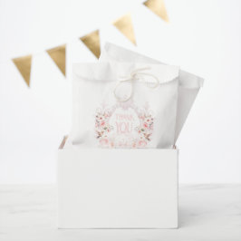Blumenrosa Wappen Es ist eine Girl Baby Dusche Geschenktütchen
