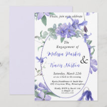 Blumenrost, Aquarellviolett-Engagement-Partei