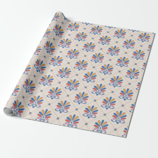 Blumenrost/Azulejo Tile Grip Wrapping Paper Geschenkpapier