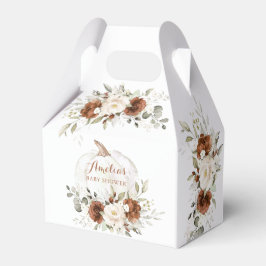 Blumenrost Grünpflanzen Pumpkin Fall Babydusche Geschenkschachtel