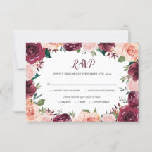 Blumenrot Burgund Rose Hochzeit an der Grenze