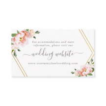 Blumenrot Gold Dusty Blue Wedding Website