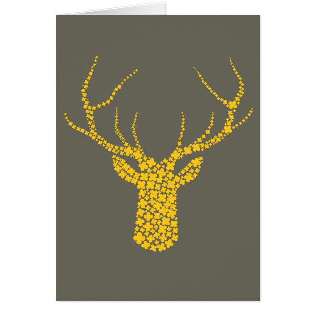 Blumenrotwild-Geweih (Vorne)