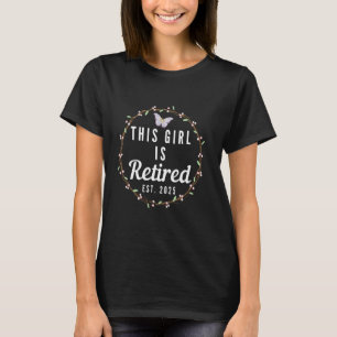 Blumenruhestand Dieses Mädchen ist im Osten erschö T-Shirt
