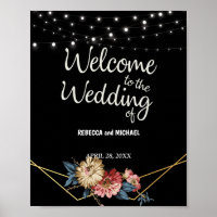 Blumenrustikale Magnolia String Lights Hochzeit