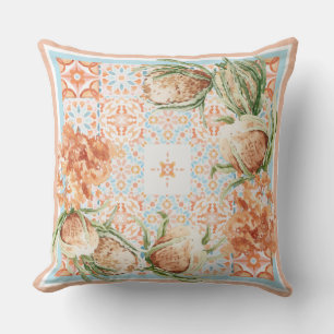 Blumenschal-Design Kissen