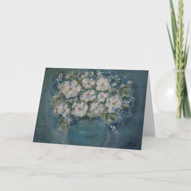 Blumenschale Karte (Vorderseite)