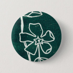 Blumenschaltfläche "Green Vinca" Button