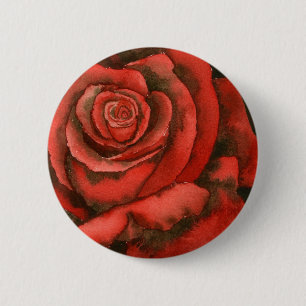 Blumenschaltfläche "Rose #3" Button