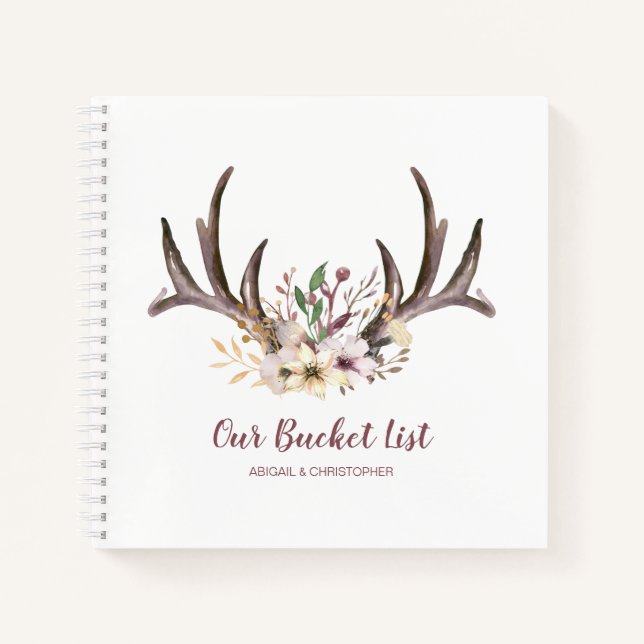 Blumenschilder - das Keepsake-Journal unserer List Notizbuch (Vorderseite)
