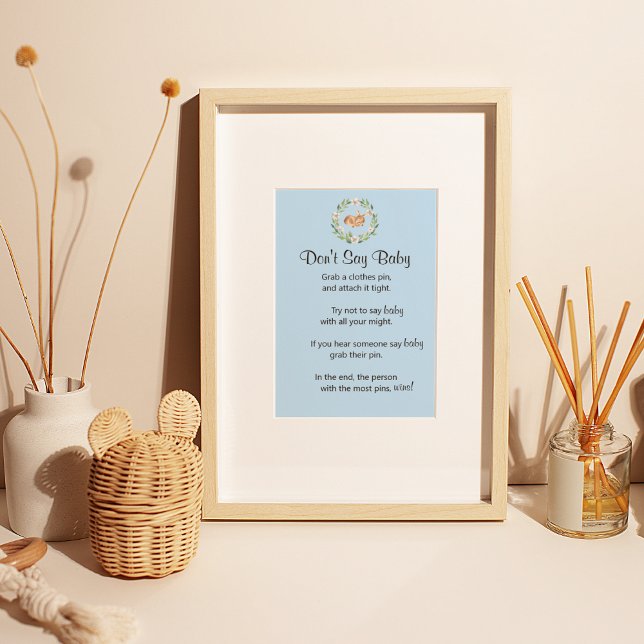 Blumenschläfer "Don't Say Baby" Spiel Poster (Von Creator hochgeladen)