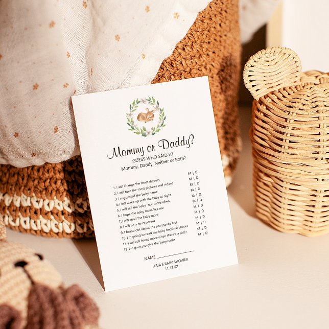 Blumenschläfer, Mami oder Daddy Game Flyer (Von Creator hochgeladen)
