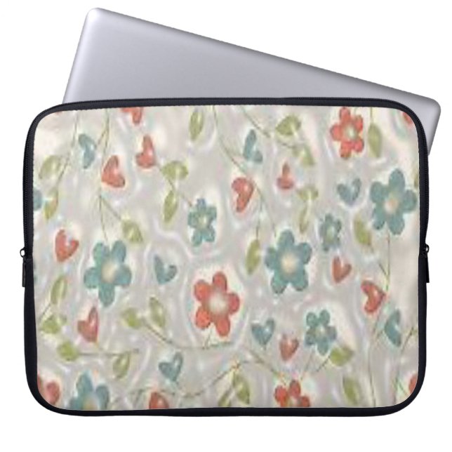 Blumenschlauch für Ipad Laptopschutzhülle (Vorderseite)
