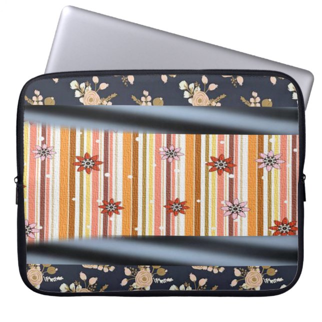 Blumenschlauch für Ipad Laptopschutzhülle (Vorderseite)