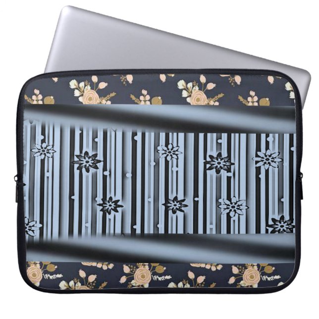 Blumenschlauch für Ipad Laptopschutzhülle (Vorderseite)