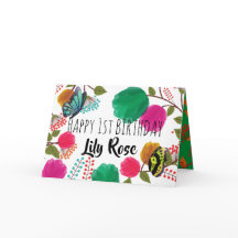 Blumenschmetterling Geburtstag
