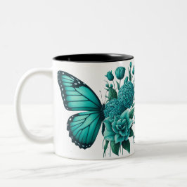 Blumenschmetterling Niedliche Tasse
