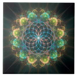 Blumenschmuck Fliese