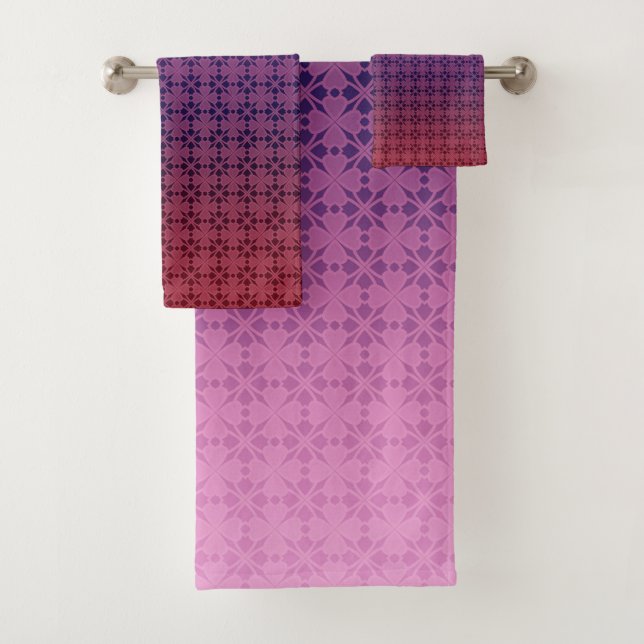 Blumenschmuck, Gefälle Badhandtuch Set (Insitu)