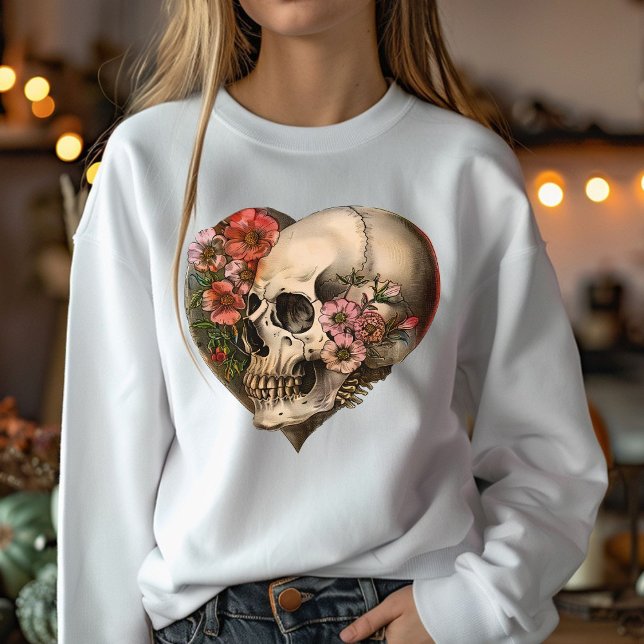 Blumenschmuck Herzdesign Sweatshirt (Von Creator hochgeladen)