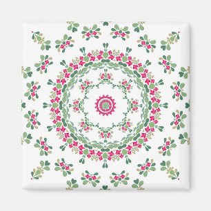 Blumenschmuck Magnet