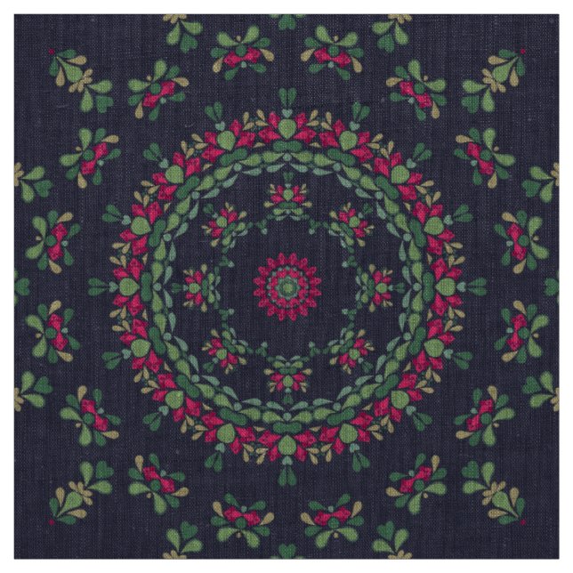 Blumenschmuck Stoff (Muster)