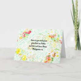 Blumenschreiber-Karte Philippianer 1:2 Karte