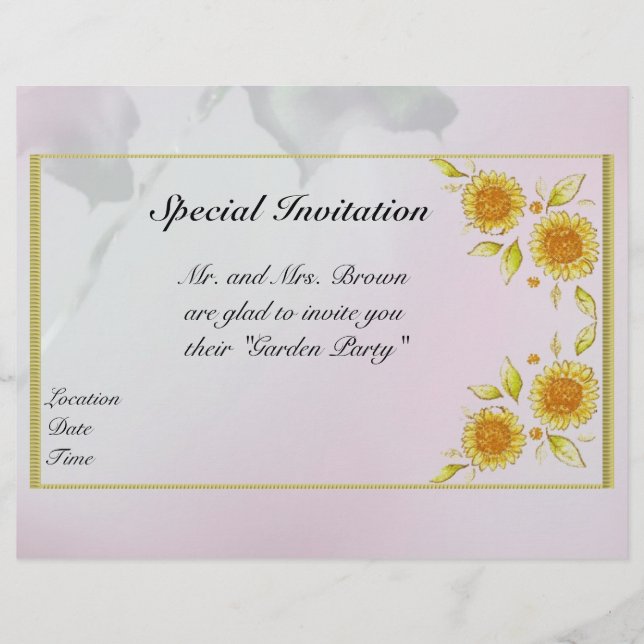 Blumenschrift (Vorderseite)