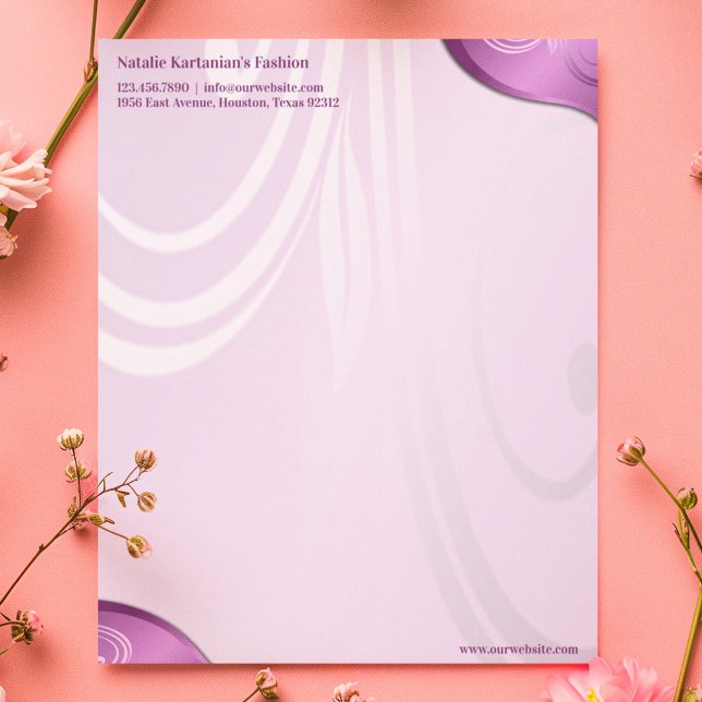 Blumenschrift Briefkopf (Von Creator hochgeladen)