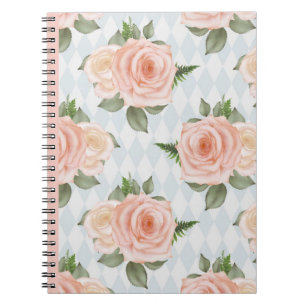 Blumenschrift für Naturliebhaber Notizblock