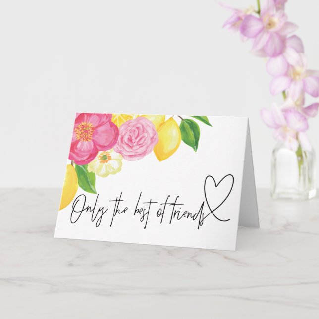 Blumenschwangerschaft Baby Reveal Geschenk für Fre Karte (Orchidee)