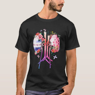 Blumenschwester Dialyse Ostern Ei Niere Dialyse T T-Shirt