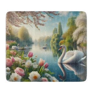 Blumenschwingenkunst Schneidebrett