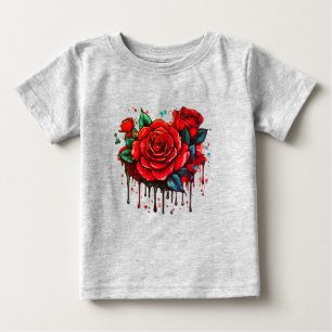 Blumensinfonie: Blume für Aquarellfarben Baby T-shirt