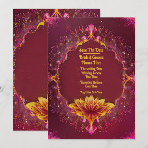 Blumensinfonie: Hochzeit Eleganz Kollektion Save The Date