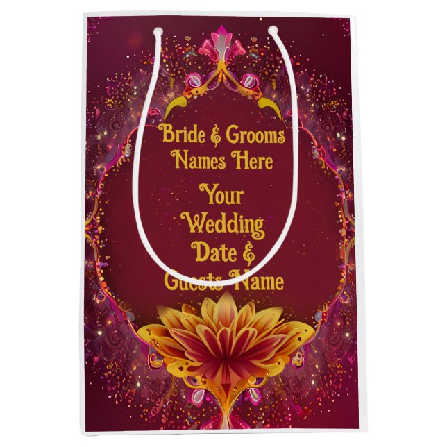 BlumenSinfonie: Hochzeitsszenario-Sammlung Mittlere Geschenktüte (Vorderseite)