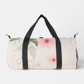 Blumenskizze Wasserdichter Reisetasche  Duffle Bag