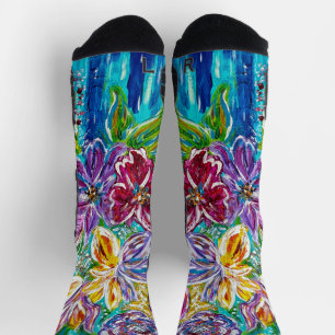 Blumensocken Socken