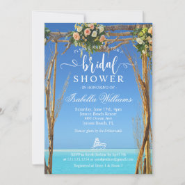 Blumensommer Beach Hochzeitsportal Brautparty Einladung