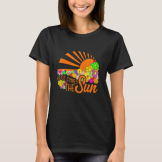 Blumensommer hier kommt der sonnige, lebendige Col T-Shirt