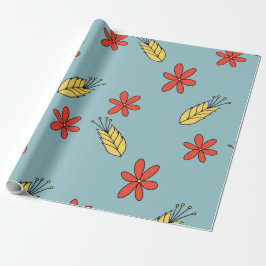 Blumensommer. Romantik des Sommers Geschenkpapier
