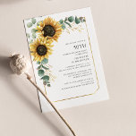 Blumensonnenblume 50. Geburtstag Einladung<br><div class="desc">Feiern Sie den Meilenstein von 50 mit Anmut, Eleganz und Stil mit unseren maßgeschneiderten Sonnenblumen 50. Geburtstagsfeiern! Speziell für diesen monumentalen Anlass entworfen, vereinen unsere Einladungen die Schönheit der Natur und der Farbe mit der modernen Typografie. Passen Sie Ihre Wünsche an, indem Sie den Button Personalisieren verwenden, um die Details...</div>