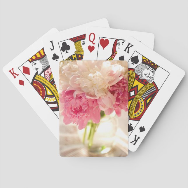 Blumenspielkarten, Standardindikaturen. Spielkarten (Rückseite)