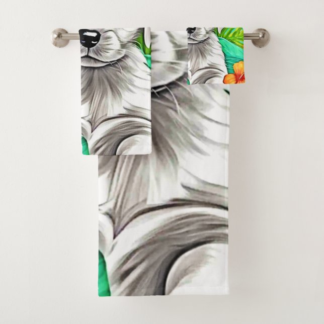 Blumenspielkunst Badhandtuch Set (Insitu)