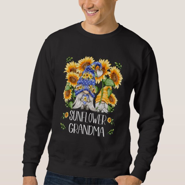 Blumenspinner zeigt Liebe & Herz Sonnenblume G Sweatshirt (Vorderseite)