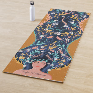 Blumenspiritualität Botanischer Blumenwald Yogamatte
