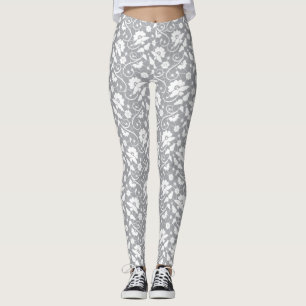 Blumenspitze-Muster Leggings