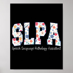 Blumensprache Sprachpathologie Sofortige Slpa Poster