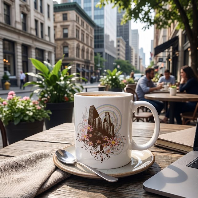 Blumenstadt Kaffeetasse (Von Creator hochgeladen)