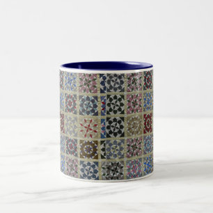 Blumensterne Zweifarbige Tasse